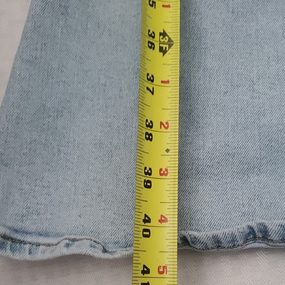 Levi's Classic Ribcage  Blue Wide Leg Jeans - Picture 4 of 10